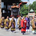 2022年善光寺御開帳の前立本尊御還座式の様子